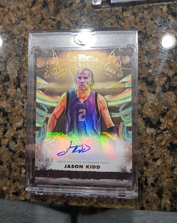 2024-25 Topps Inception Memory Lane Marks Autograph Jason Kidd #MLM-JK — front