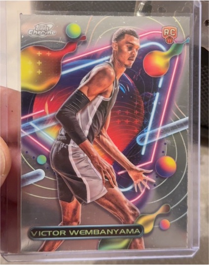 2023-24 Topps Chrome Cosmic #151 Victor Wembanyama — front