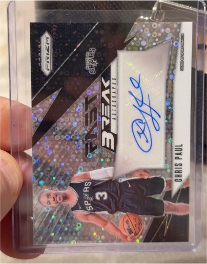 2024 Panini Prizm Fast Break Autographs #FB-CP Chris Paul — front