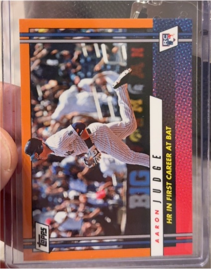 2017 Topps On Demand Rookie Class ROY Award Winner Aaron Judge RC #J4 — front