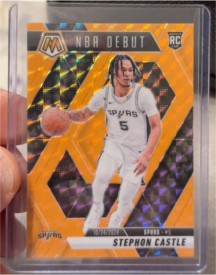 2024-25 Panini Mosaic NBA Debut #267 Stephon Castle — front