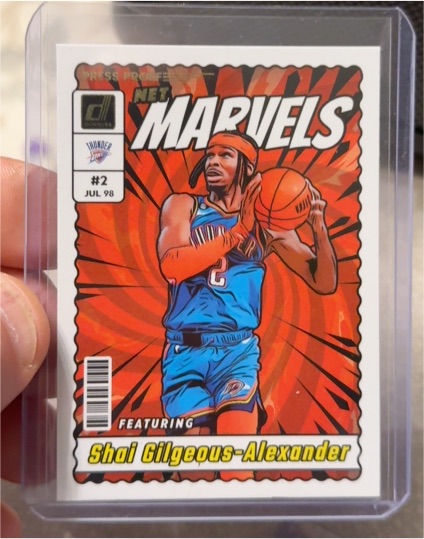 2023-24 Donruss Net Marvels #17 Shai Gilgeous-Alexander — front