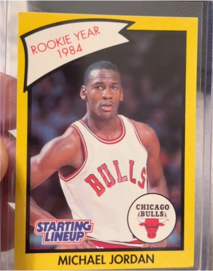 1990 Kenner Starting Lineup #Rookie Year 1984 Michael Jordan — front