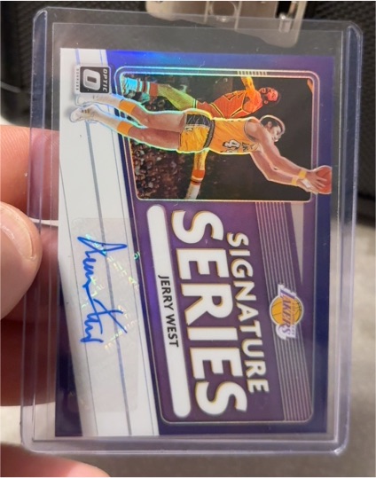 2020-21 Panini Donruss Optic Signature Series #SS-JWE Jerry West — front