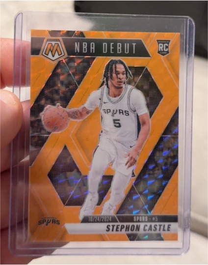 2024-25 Panini Mosaic NBA Debut #267 Stephon Castle — front
