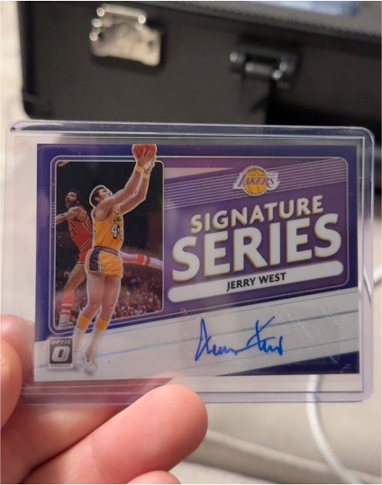 2020-21 Panini Donruss Optic #SS-JWS Jerry West — front