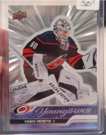 2023-24 Upper Deck Outburst Silver Young Guns #714 Yaniv Perets — front