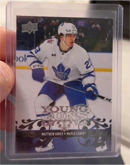 2023-24 Upper Deck Extended Retro Young Guns #T-30 Matthew Knies — front