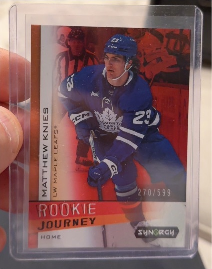 2023-24 Upper Deck Synergy Rookie Journey Home #RJ-3 Matthew Knies — front