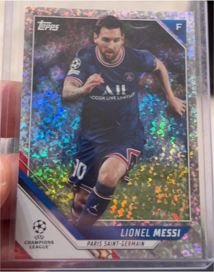 2021-22 Topps UEFA Champions League #10 Lionel Messi Paris Saint-Germain — front