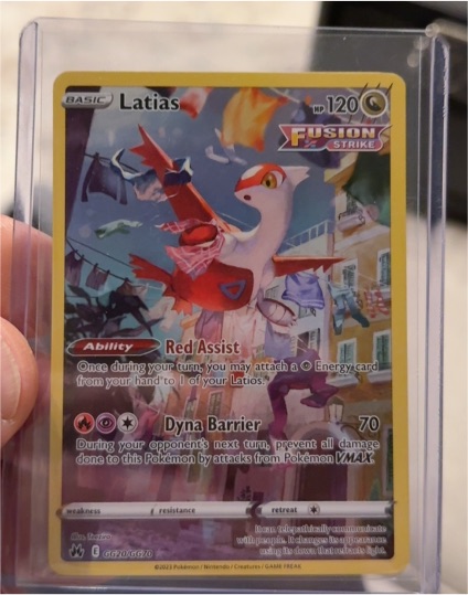 2023 Pokémon Sword & Shield Crown Zenith #GG20 Latias — front