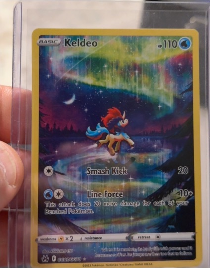 2023 Pokemon Crown Zenith #GG07 Keldeo — front