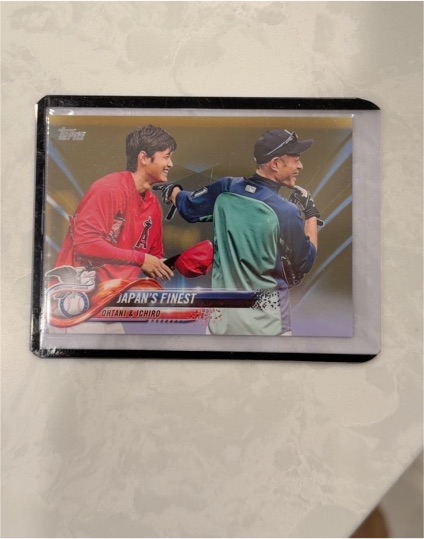 2018 Topps Update #US153 Shohei Ohtani & Ichiro Suzuki Japan's Finest — front