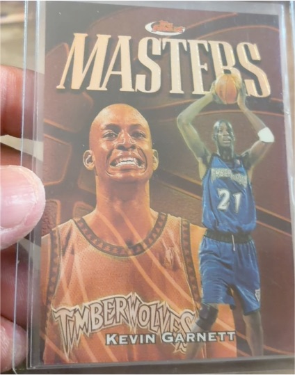 1997-98 Topps Finest Masters #246 Kevin Garnett — front