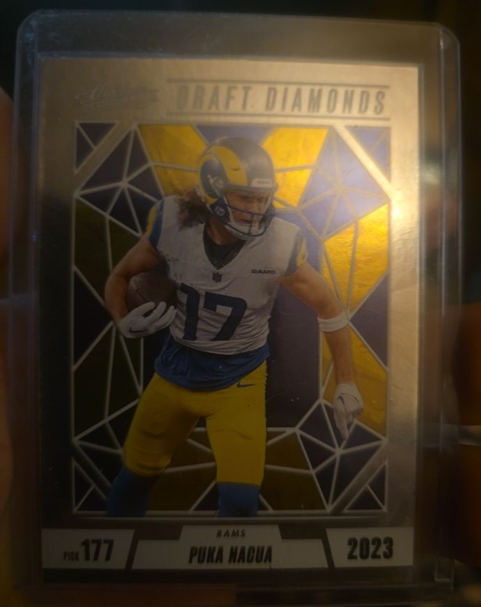 2024 Panini Absolute #DD-PNA Puka Nacua Draft Diamonds — front