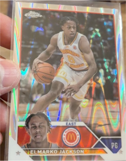 2023 Topps Chrome McDonald's All American #8 Elmarko Jackson — front