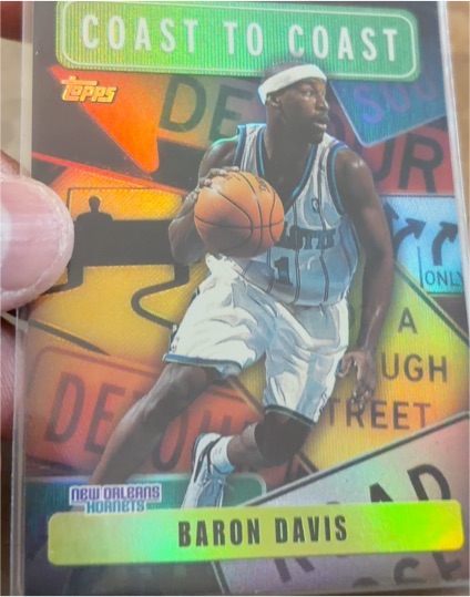 2002-03 Topps Chrome Coast to Coast #CC16 Baron Davis — front