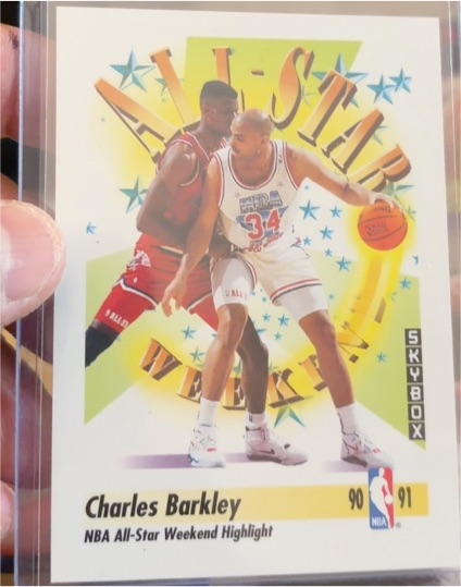 1991-92 SkyBox #316 Charles Barkley NBA All-Star Weekend Highlight — front