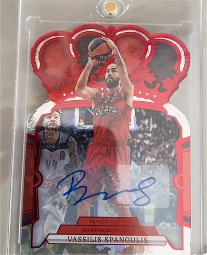 2016 Panini Crown Royale Vassilis Spanoulis — front