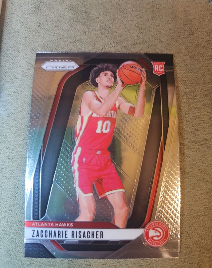 2024-25 Panini Prizm #265 Zaccharie Risacher — front