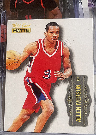2022 Wild Card Matte #MB-4 Allen Iverson — front