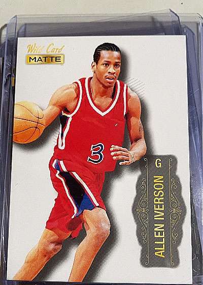 2022 Wild Card Matte #MB-4 Allen Iverson — front