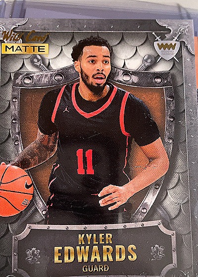 2022 Wild Card Matte #WW-11 Kyler Edwards — front