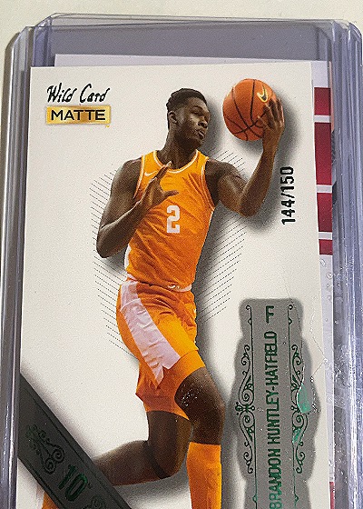 2022 Wild Card Matte #MB-10 Brandon Huntley-Hatfield — front