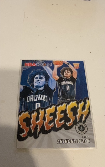 2023-24 Panini NBA Hoops Premium Stock #2 Anthony Black Sheesh — front