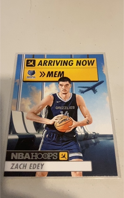 2024-25 Panini NBA Hoops #6 Zach Edey — front