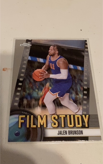 2024-25 Topps Chrome #FS-14 Jalen Brunson Film Study — front