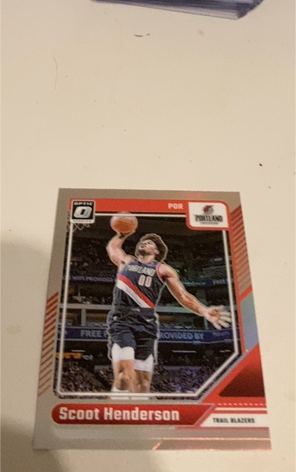 2024-25 Panini Donruss Optic #153 Scoot Henderson — front