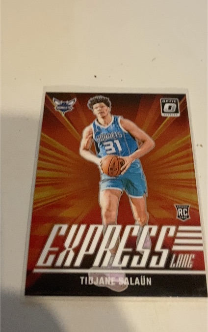 2024-25 Donruss Optic #8 Tidjane Salaun Express Lane — front