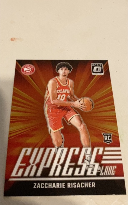 2024-25 Panini Donruss Optic #23 Zaccharie Risacher Express Lane — front