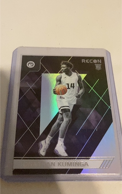 2021 Panini Chronicles Draft Picks Recon #125 Jonathan Kuminga — front