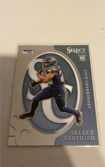 2023 Panini Select Certified #CRO-ACH Zach Charbonnet — front