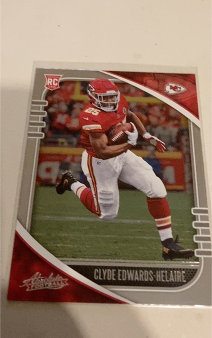 2020 Panini Absolute #118 Clyde Edwards-Helaire — front