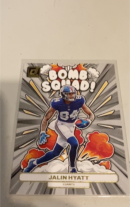 2023 Donruss Bomb Squad #BS-9 Jalin Hyatt — front