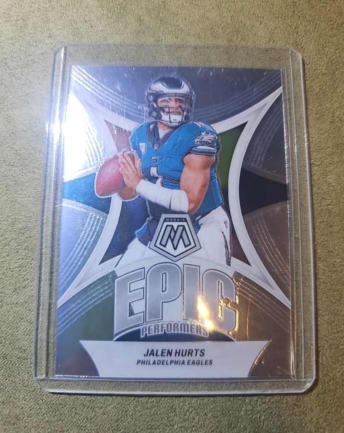2024 Panini Mosaic Epic Performers #EP-JH Jalen Hurts — front