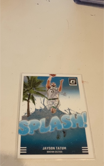 2024-25 Panini Donruss Optic #11 Jayson Tatum Splash! — front