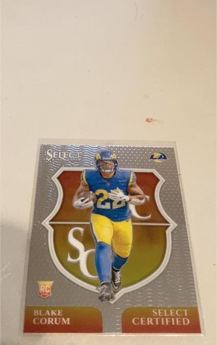 2024 Panini Select #25 Blake Corum Select Certified Rookies — front