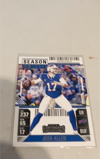 2024 Panini Contenders Season Ticket #237 Josh Allen — front