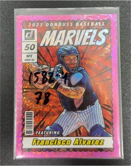 2023 Donruss Marvels #50 Francisco Alvarez — front