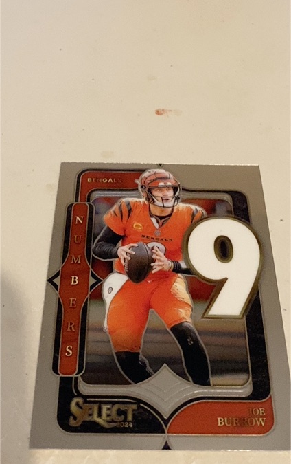 2024 Panini Select #15 Joe Burrow Select Numbers — front