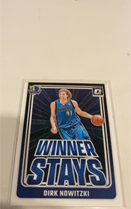 2024-25 Panini Donruss Optic #13 Dirk Nowitzki Winner Stays — front