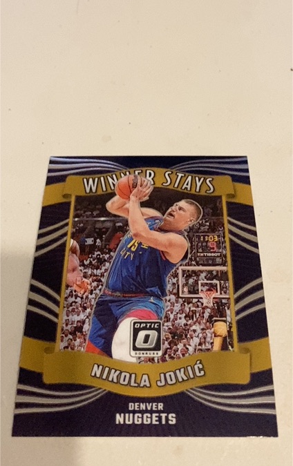 2023-24 Panini Donruss Optic #6 Nikola Jokić Winner Stays — front