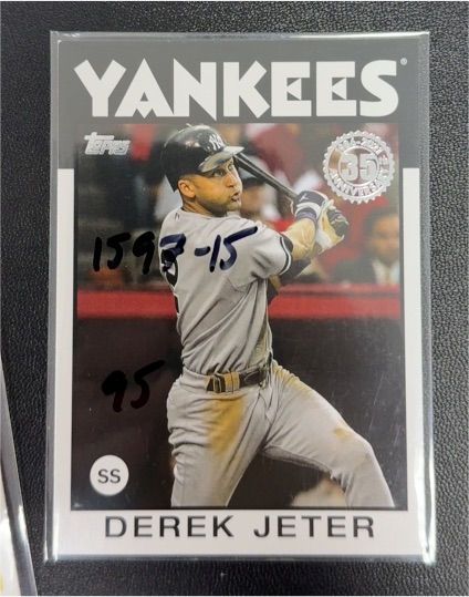 2021 Topps 1986 Topps Baseball 35th Anniversary #86B-98 Derek Jeter — front
