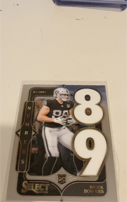 2024 Panini Select #89 Brock Bowers Select Numbers — front