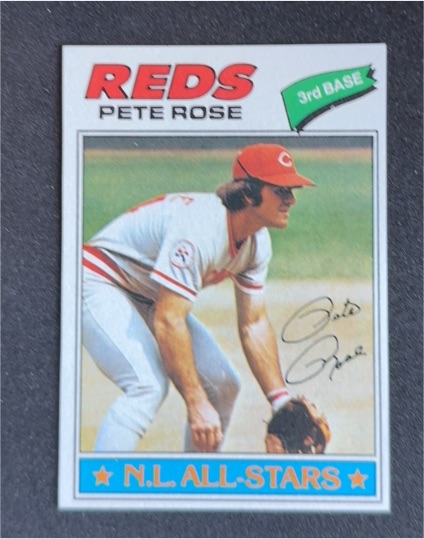 1977 Topps #450 Pete Rose — front