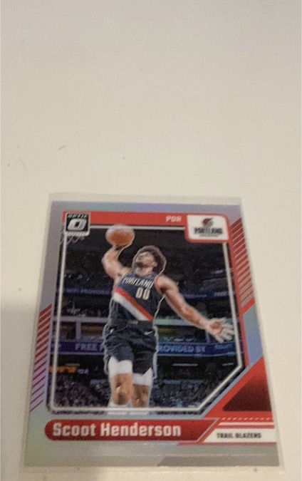 2024-25 Panini Donruss Optic #153 Scoot Henderson — front